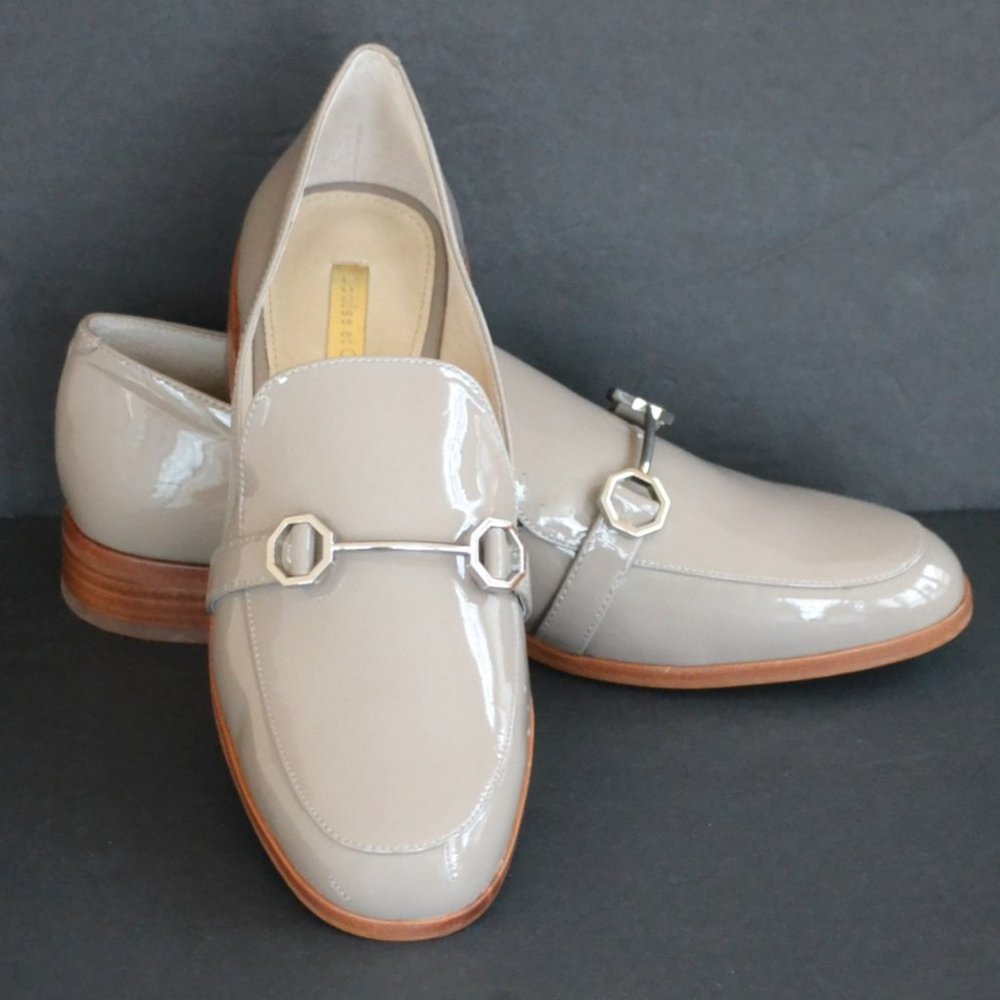 Louise Et Cie Lo-Bayne Beige/Nude Patent Leather Loafer